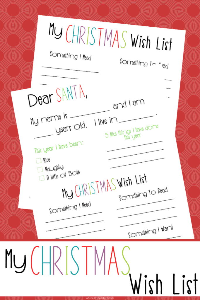 Write A Letter To Santa (Free Printable Templates)