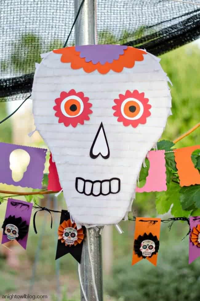 Day of the Dead Skull Pinata