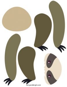 13 Cute Sloth Coloring Pages &amp; Printable Activities – Party + Bright