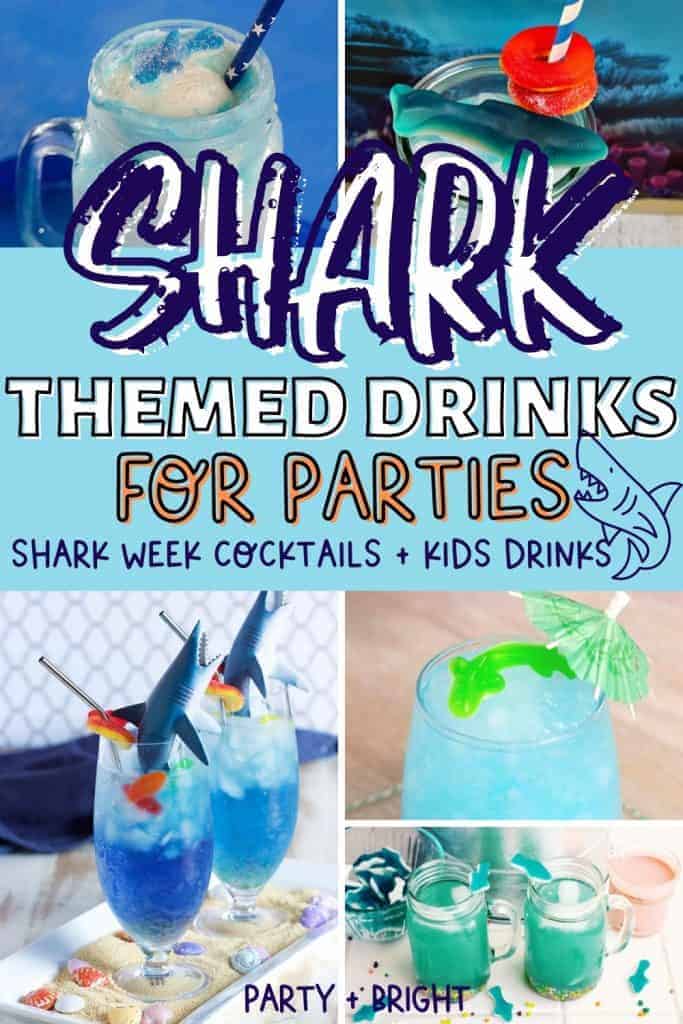 The Best Shark Week Themed Drinks to Keep Your Shark Party Guests Happy