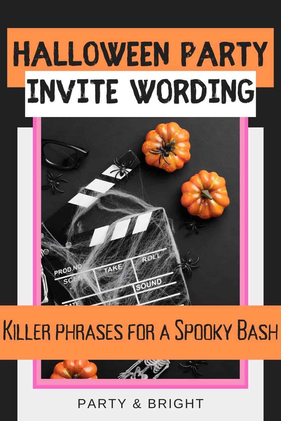 53 Spooky Halloween Party Invitation Wording Ideas & Poems – Party + Bright